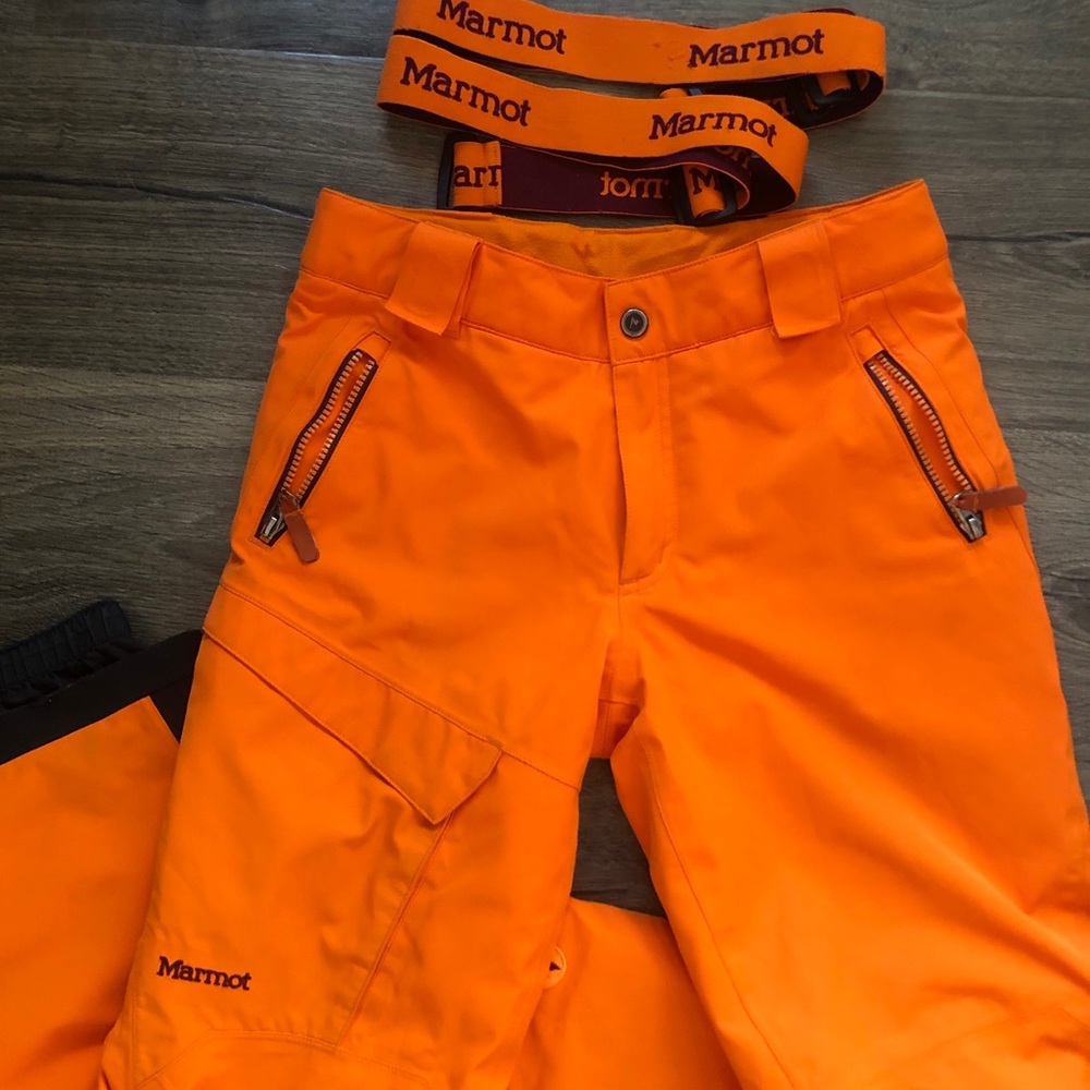 Marmot Boys Snow pants with suspenders XL